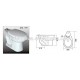 FH5665 Sanitaryware Ceramic One Piece Toilet