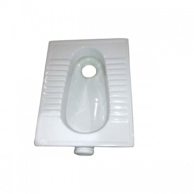 India style bathroom ceramic standard squat pan toilet size