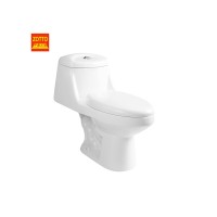 High quality s-trap siphon modern one piece wc ceramic water closet sanitaryware floor mounted toilet