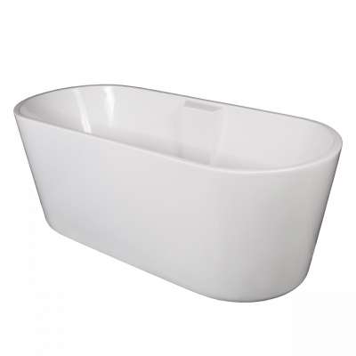 Bathroom white freestanding bath tub modern acrylic bathtub