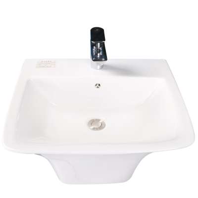 Popular Modern Hotel Washing Sink Bathroom Wall Mounted Basin