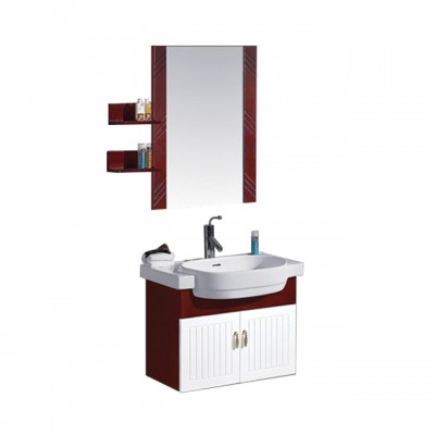 Cheap Price Custom Toilet Vanity Furniture Wall Mounted PVC Cabinet