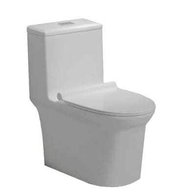 Unique Design Cyclone Flushing One-Piece Bathroom WC Toilet